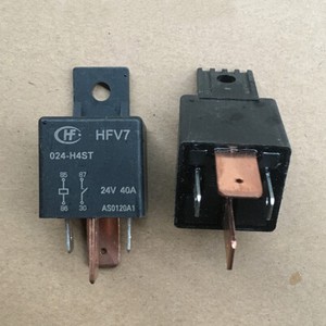 HFV7-P 024-HST HFV7-P 024-HST HFV7-P 024-HST HFV7-P 024-HST HFV7-P 024-HST HFV7-P 024-HST HFV7-P 024-HST DC24V 24VDC 24V 40A Relay 4PIN (Size : 5PCS