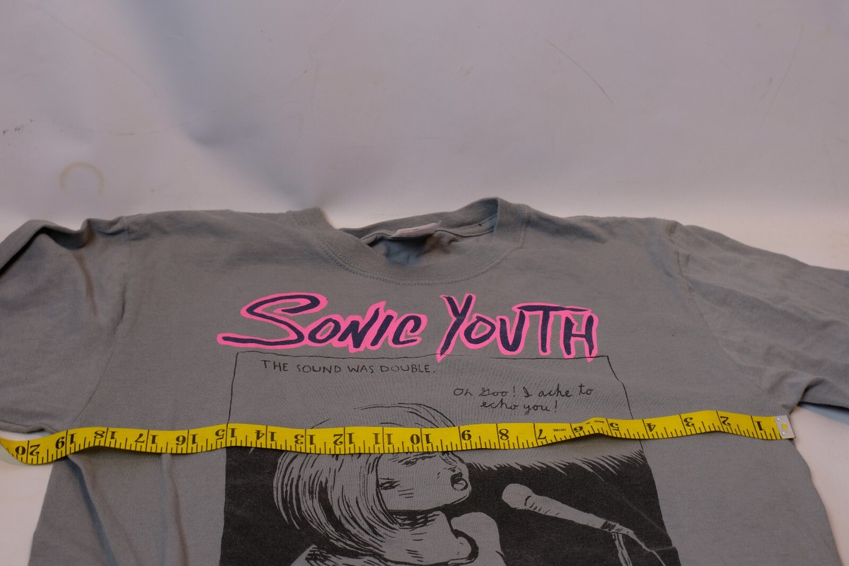 Vtg Rare sonic youth t shirt goo the sound was double nirvana