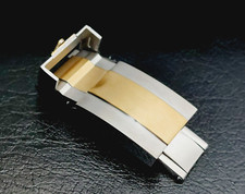 New Short Version 16mm x 9mm Steel / GP Replacement Folding Clasp For Rolex
