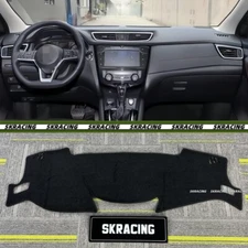 Fits Nissan Rogue 2014-2020 LHD Black Auto Non-Slip Dashboard Dash Mat Cover Pad