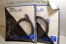 LOT OF 2 - Liberty AV Solutions HALO HDMI Cable 6.6Ft 4K 18 Gbps L-Grip eARC