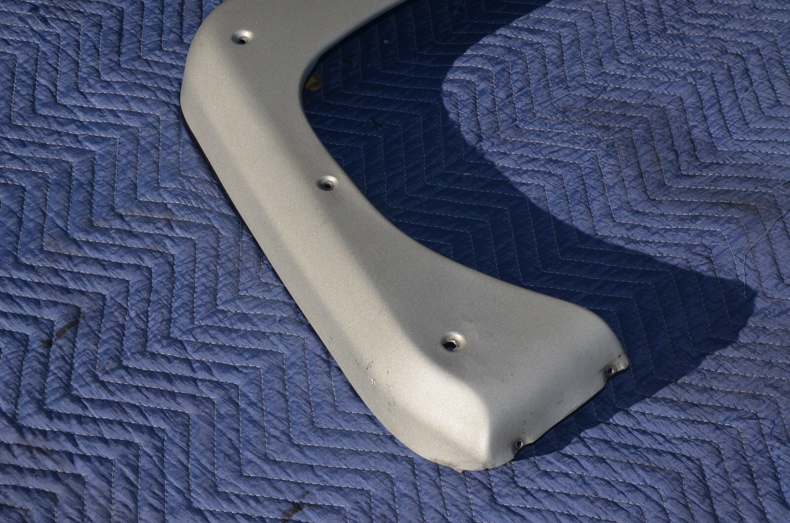 Ferrari 360 Modena Interior Right Door Panel Pocket Trim Cover Metallic Silver