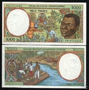 Central African States 1000 FRANCS P-202 1994 Cameroon CAS UNC Cameroun BANKNOTE