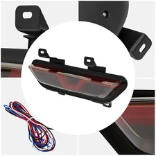 For 2015-2021 Ford Mustang Parking Light Reverse Back Up Lamp w/ Red LED Tube