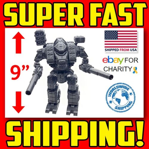 🤖 Battletech - 9" tall Warhammer WHM-6R Mech Articulated Figurine Resin model