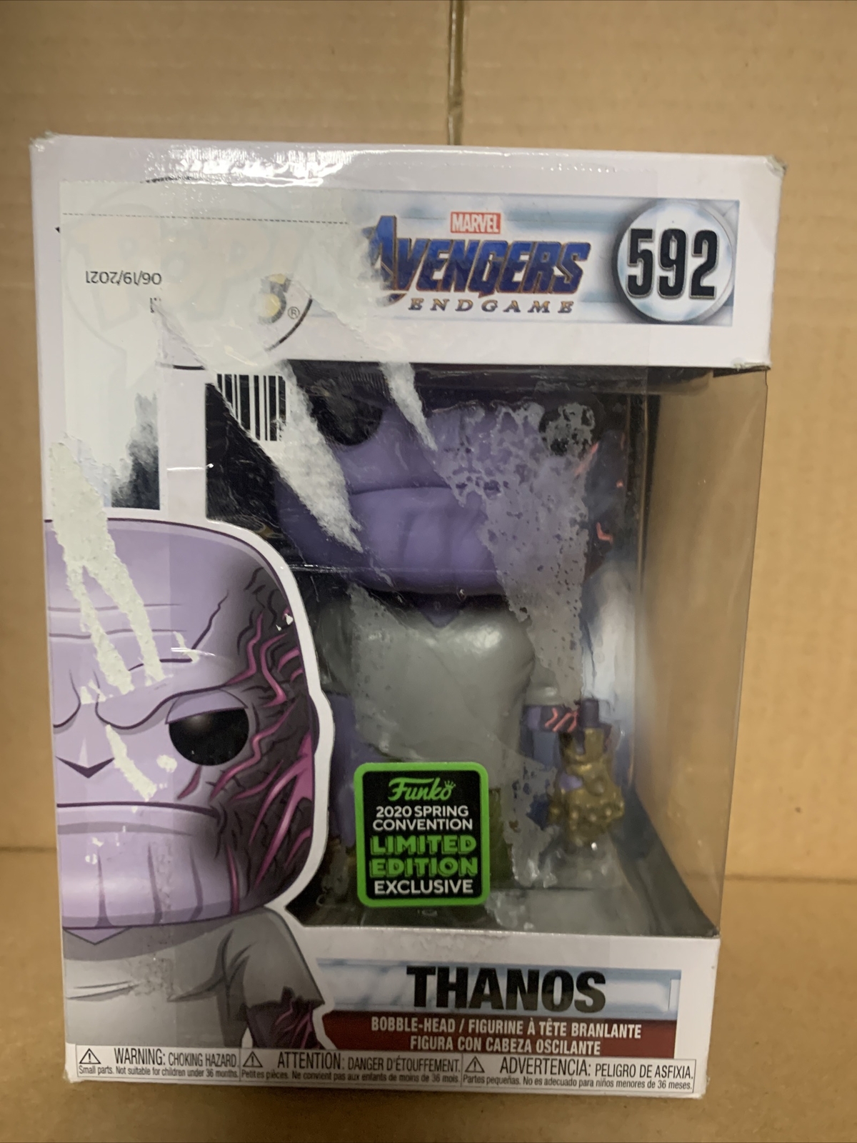 Funko Pop! Películas: Los Vengadores: Tacho-Vinilo Figura Thanos (Usado)