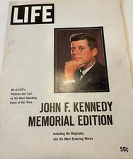 John F. Kennedy Life Magazine Memorial Edition Rare Presidential History 1963
