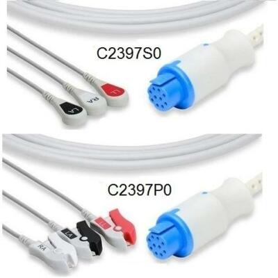S&W Artema One Piece ECG Cable
