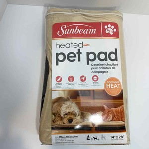 sunbeam pet heating pad