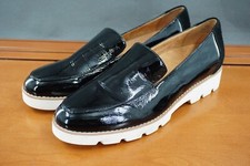 Vionic Kensley Women's 11 Black Patent Leather Slip On Arch Support Loafers Shoe