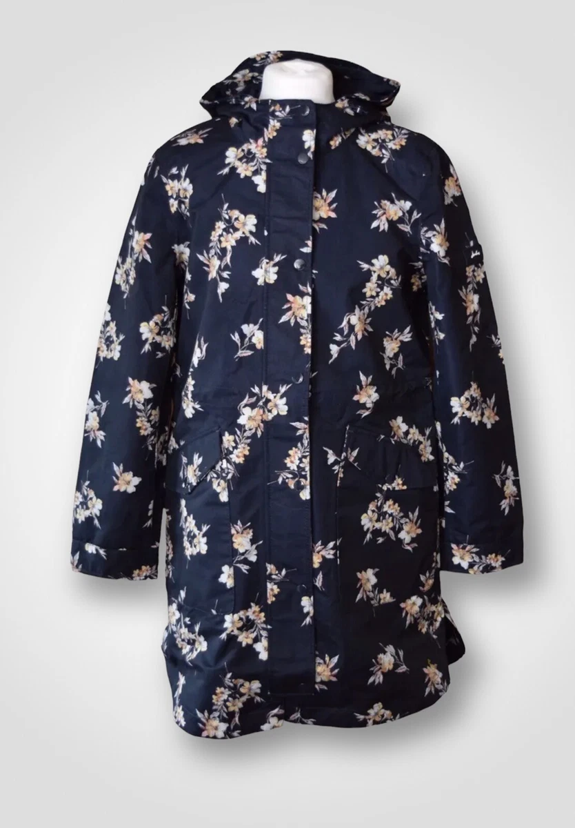 Joules floral coat cheap