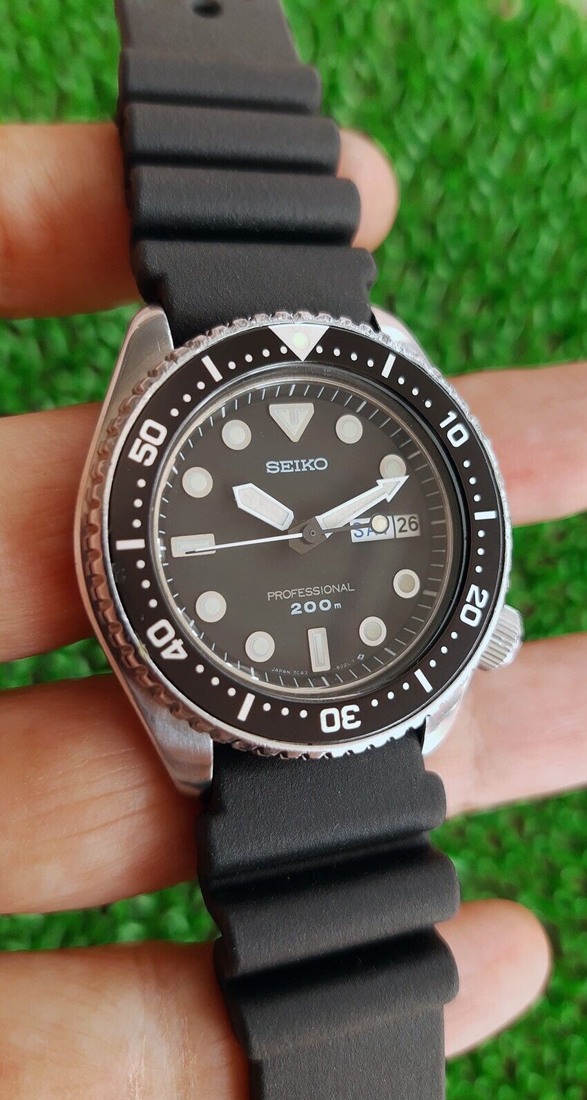 VINTAGE SEIKO QUARTZ DIVER 7C43-6010 PROFESSIONAL 200 M. JAPAN  MM.  WATCH | eBay