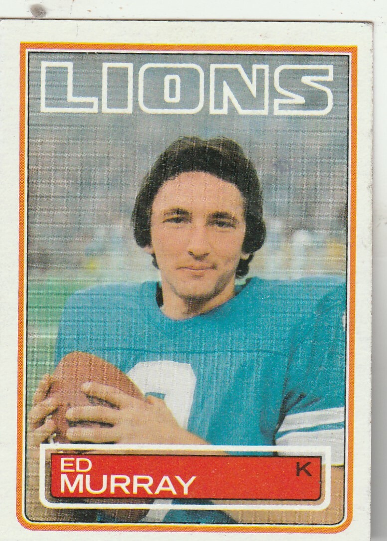FREE SHIPPING-MINT-1983 Topps #68 Ed Murray Lions PLUS BONUS CARDS