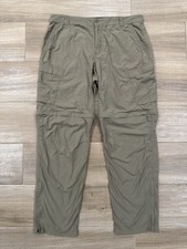 REI Co-op Men's Sahara Convertible Hiking Pants FITS 36x32 Outdoor Cargo Pockets