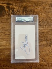Joe Greene HOF '87 Hand Signed Autographed Index Card Pitts PSA/DNA #85758509