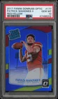 2017 PANINI DONRUSS OPTIC RED/YELLOW #177 PATRICK MAHOMES II ROOKIE RC PSA 10