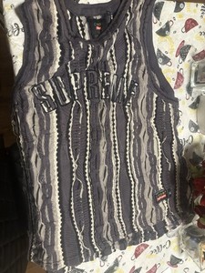 【美品】COOGI Supreme ストライプベスト XL Coogi supreme - Gem