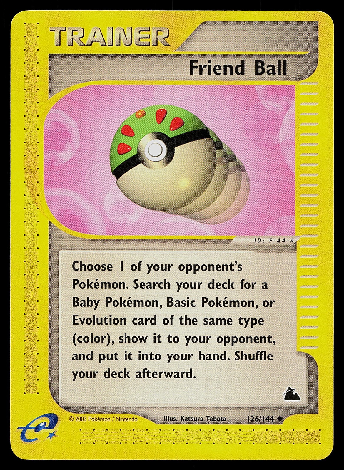 Pokemon Card - Friend Ball Skyridge 126/144 Non Holo