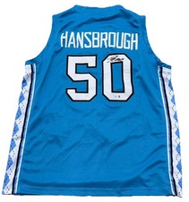 TYLER HANSBROUGH signed (NORTH CAROLINA TAR HEELS) jersey BECKETT BAS BV10285