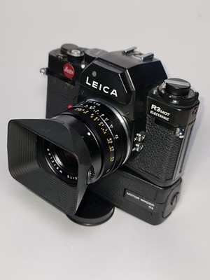 Leica R3 Mot Electric | Elmarit-R 2.8/28 | Motorwinder | Defekte Lichtdichtung