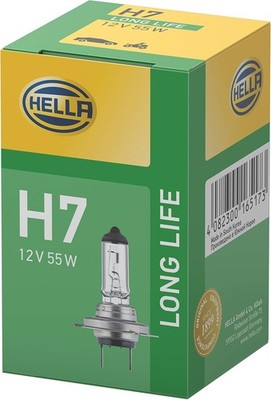 HELLA 8GH 007 157-201 Glühlampe H7 Long Life 12V 55W Sockelausführung PX26d