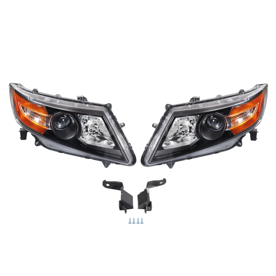 Faros de repuesto negros para Honda Odyssey 2011-2017 izquierda+derecha Foto 3 de 4