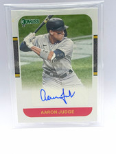 Panini 2021 Donruss Retro 1987 Signatures Aaron Judge Yankees Auto 87S-AJ