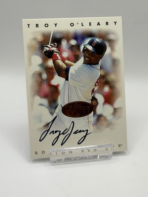 #ad 1996 Donruss Leaf Signature Series Troy O#x27;Leary Bronze On Card Autograph Boston $5.97
