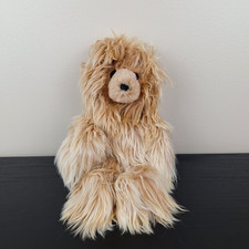 Classic Alpaca Stuffed Animal Plush Teddy Bear 100 Baby Alpaca Fur 14"- Peru