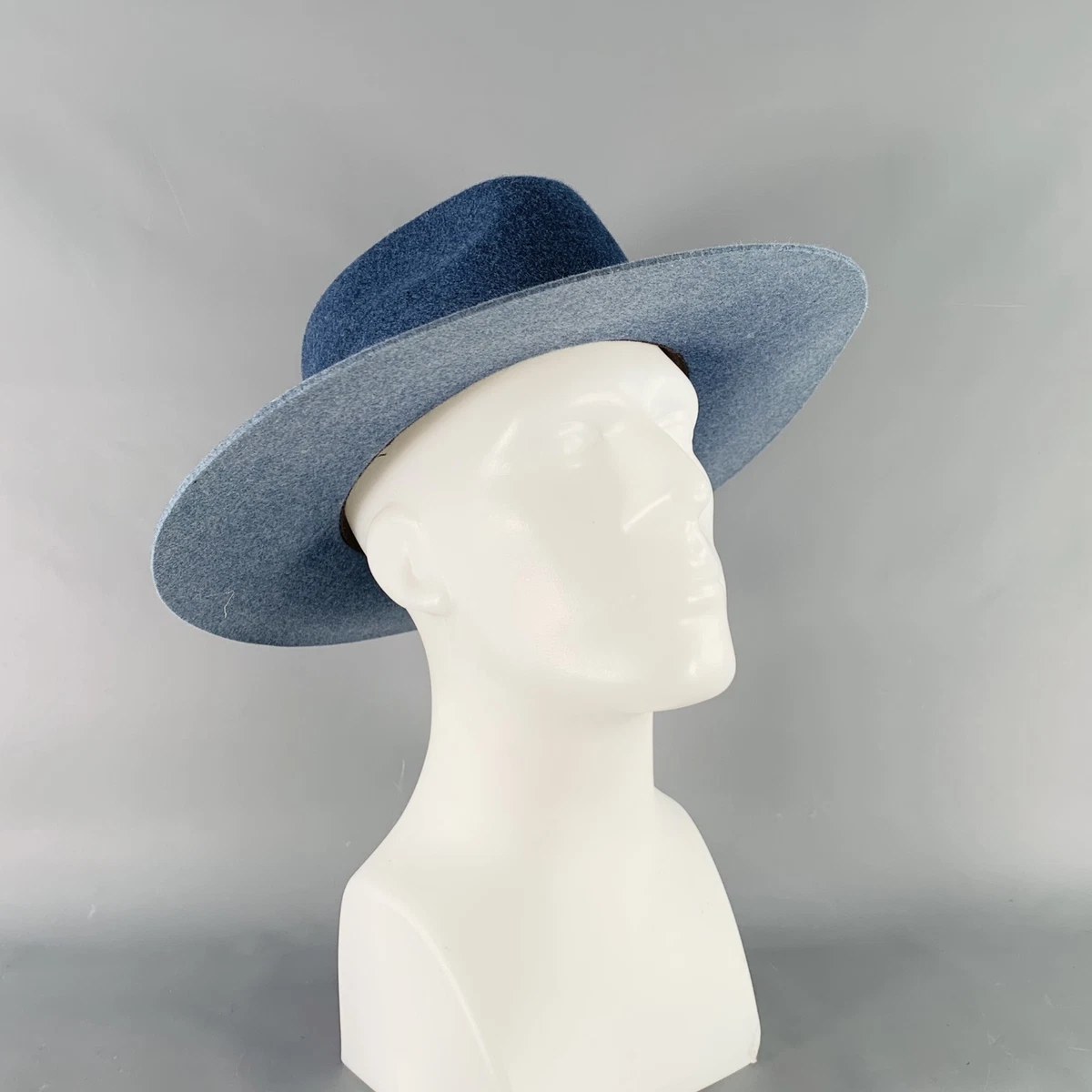 GOORIN BROTHERS Size L Blue Ombre Wool Felt Fedora Hat | eBay display picture 2