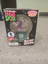 Globo de nieve NeeDoh reno blando por Schylling ¡Nuevo y auténtico!