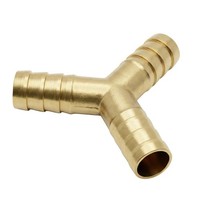 "20X Y-Schlauchverbinder FüR 9Mm (3/8\") Schlauch Aus Messing Y-Verbinder Y-StüCk"