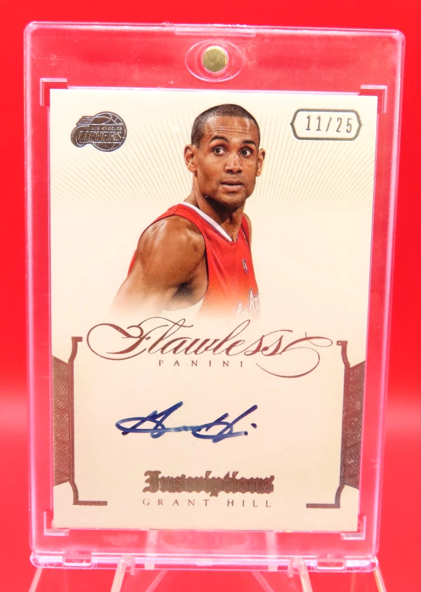 Panini Grant Hill Basketball Autographed Sports Trading Cards