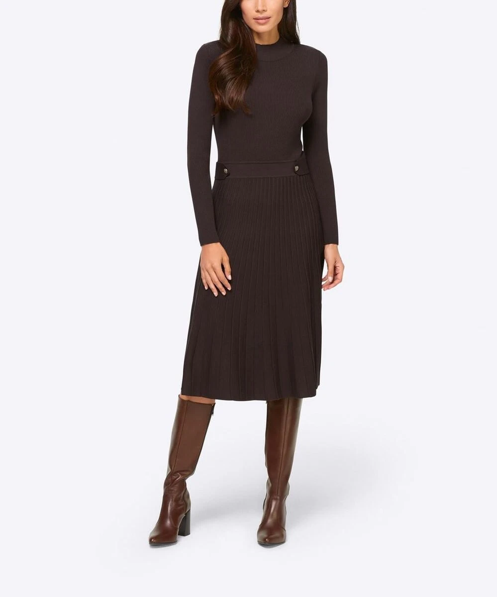 Strickkleid Damen Zeagoo Damen Kleid Dünn Langarm  Produktbild-Vorschau 7
