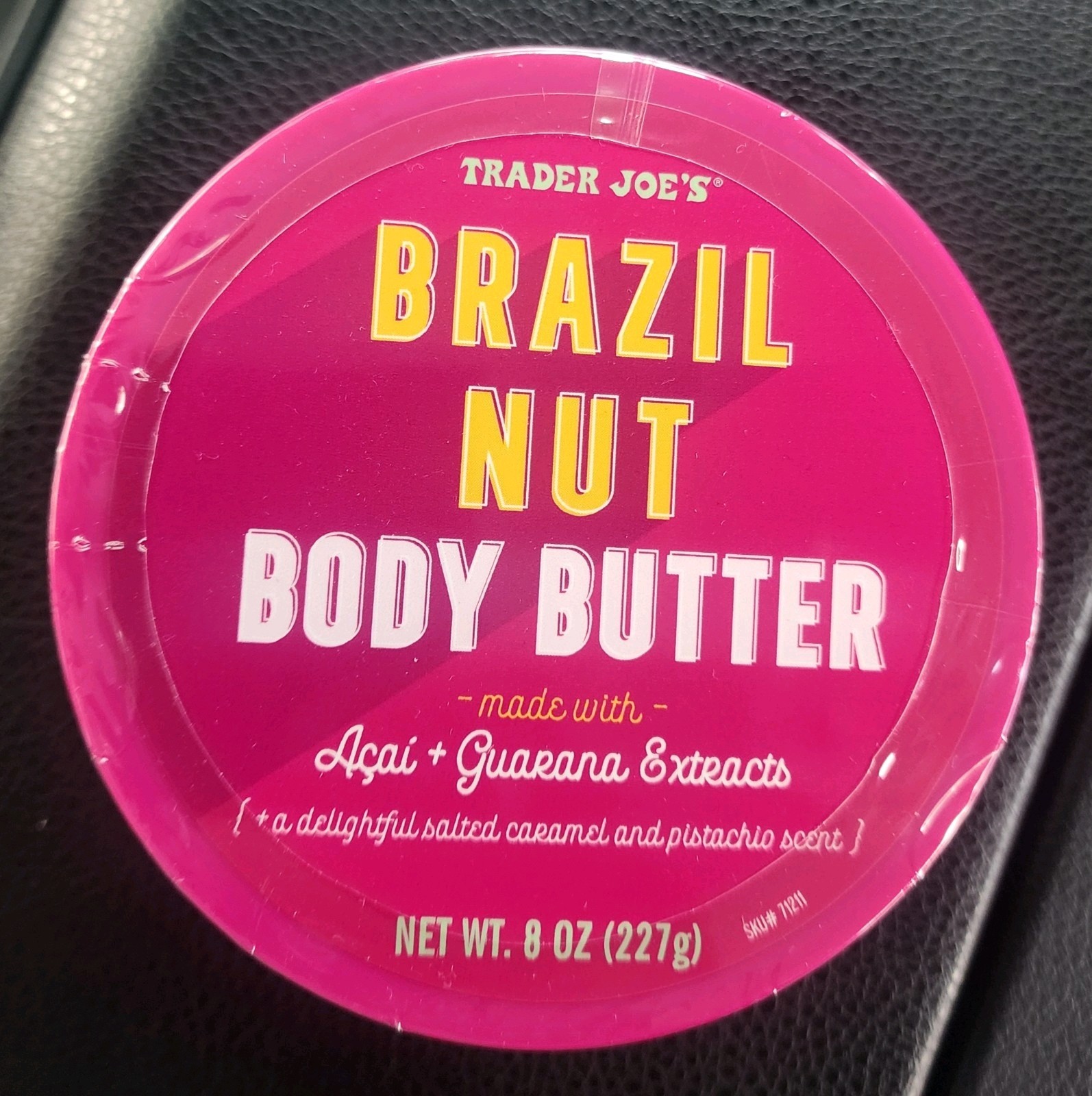 Trader Joes Brazil Nut Body Butter with Acai and Guarana New
