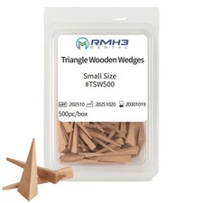 Cuñas dentales de madera RMH3 pequeñas, forma triangular, paquete de 500/
