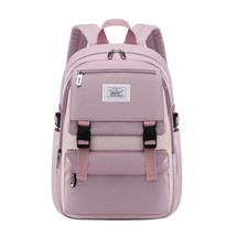 Kids Backpack Solid Color Girls Elementary Middle School Casual Daypack Light...
