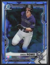 2021 Bowman Chrome Sapphire Edition #BCP-164 Drew Romo Prospects