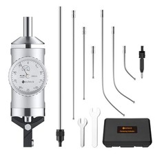 Coaxial Centering Indicator 0-0.15''/0.0005'' Dial Indicator Set with Silver
