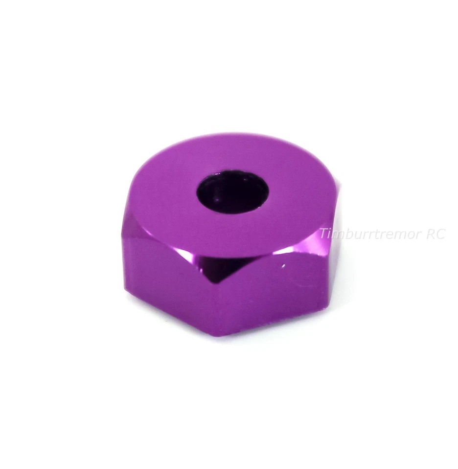 HSP 02134 Purple Aluminum 12mm Wheel Hex Hubs Pins Redcat Shockwave Volcano EPX - Image 4 of 4