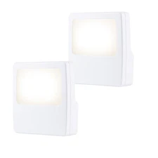GE Always-on LED Plug-in Night Light, 2-Pack, Soft White Glow, 6.5 in, 3.63 in