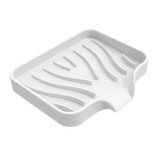 Silicone Soap Dish With Drainage Non-Slip Soap Holder Tray For Bathroom