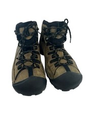 KEEN Brown Leather Targhee II Waterproof Mid Hiking Boots Mens 10.5 US 44 EUR