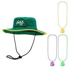 ST Patricks Day Hat for Women Men, Classic Fish Bucket Sun Boonie Headwrap fo...