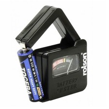 Rolson Universal Battery Tester Plastic Home Garage Repair DIY Electrical Tools