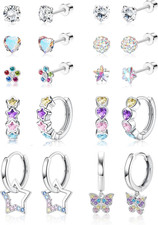 Hypoallergenic Earrings for Girls Surgical Steel Screw Back Stud Earrings for To