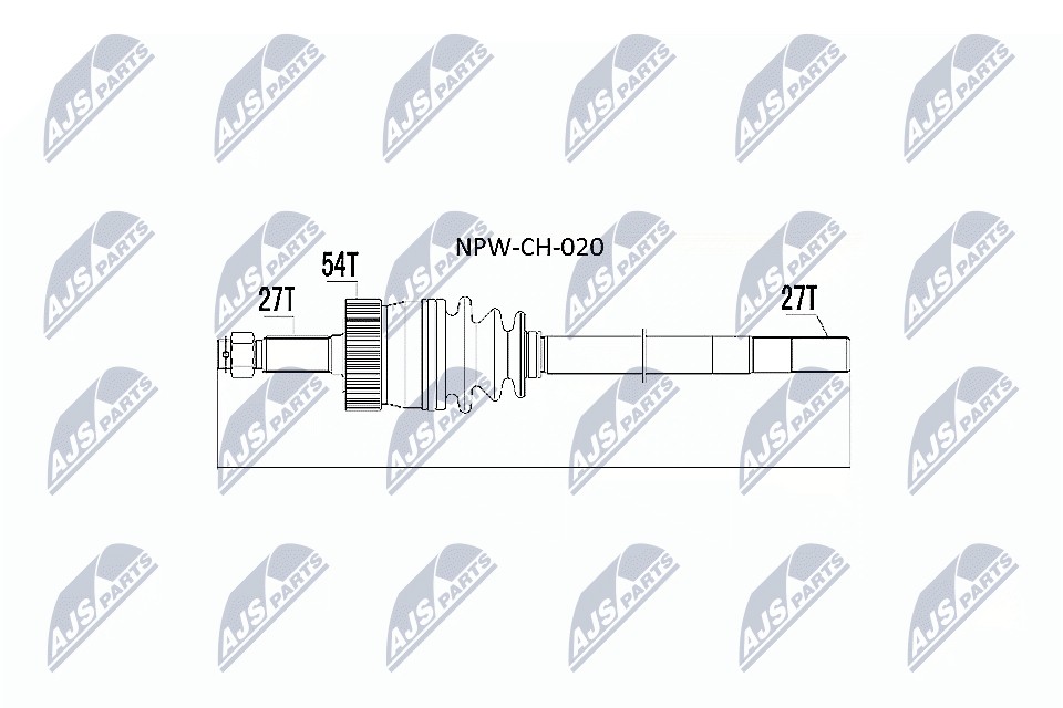 Fits NTY NPW-CH-020 DRIVESHAFT - Image 5