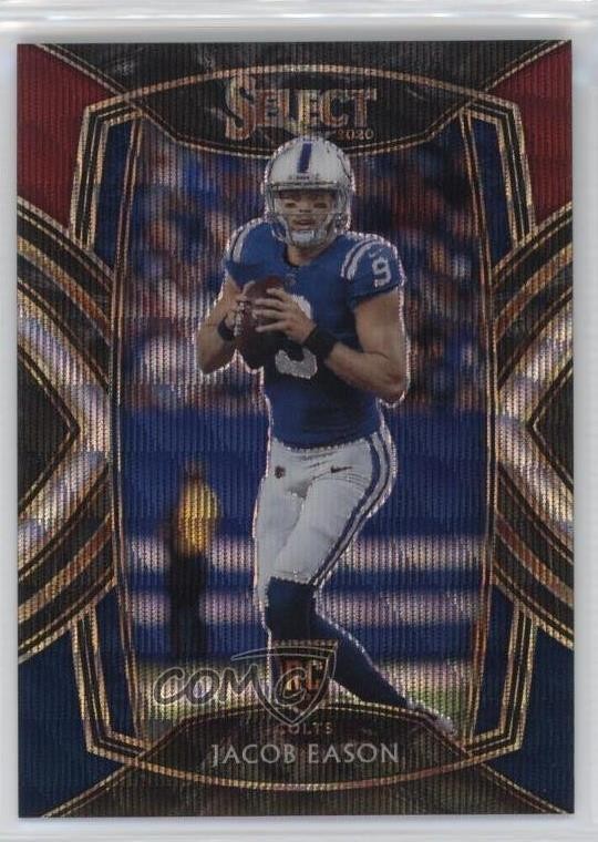 2020 Panini Select Club Level Tri-Color Prizm 26/99 Jacob Eason Rookie RC 0ud4