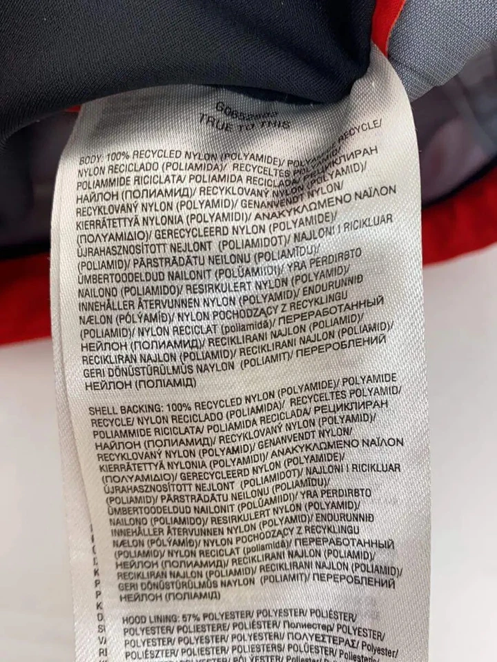 Volcom Guide Gore-Tex Nylon Jacket, Size M, Red, Solid Color, Tag Included - Image 4 of 4