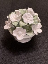 Aynsley Bone China Floral Posy Basket England...